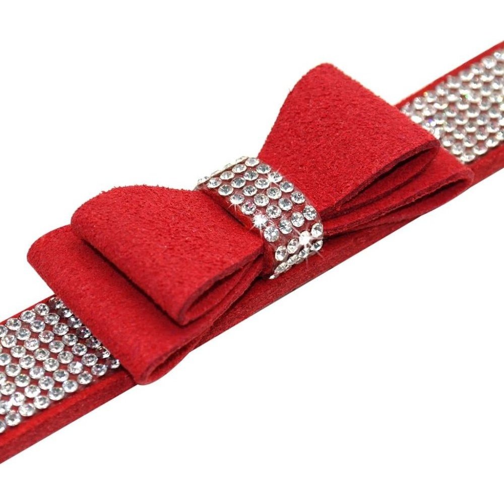NEW Sparkling Bling Swarovski Crystal Rhinestone Pet Dog Collar & Leash … - Picture 10 of 15